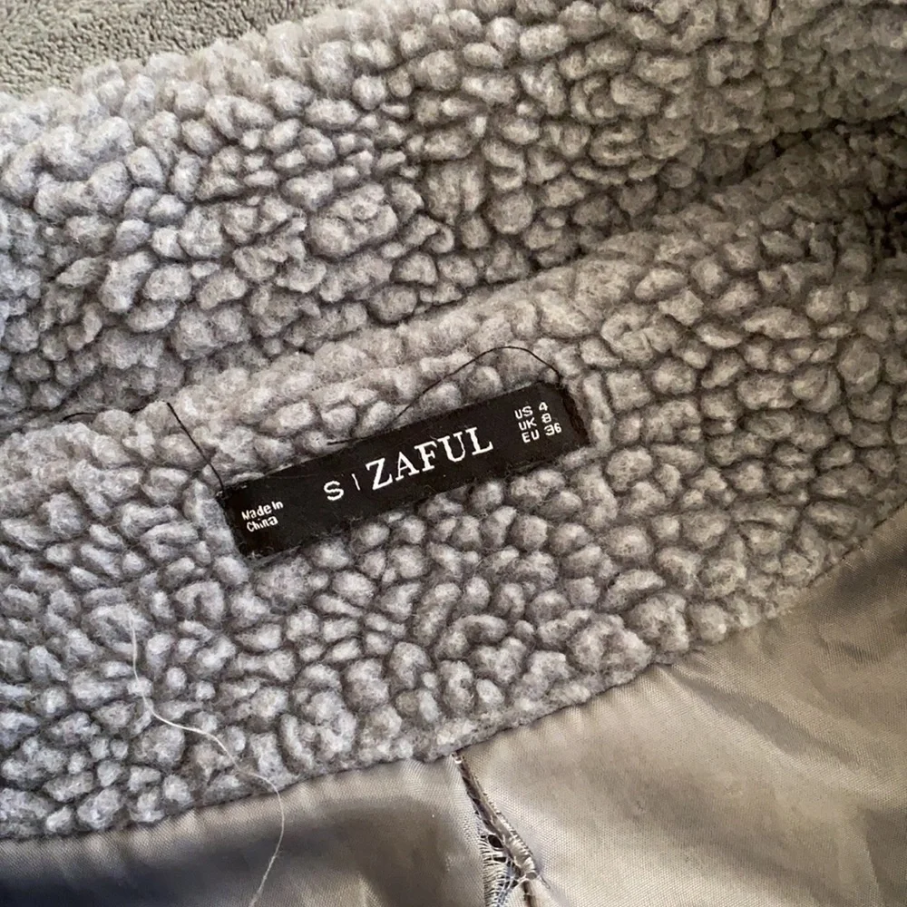 ZAFUL Grey Sherpa Jacket - Picture 4 of 6